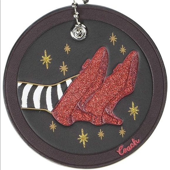 COACH Ruby Slippers Hang Tag NWT